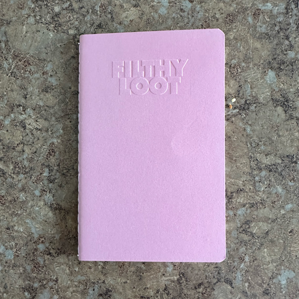 Filthy Loot Embossed Notebook - filthy loot